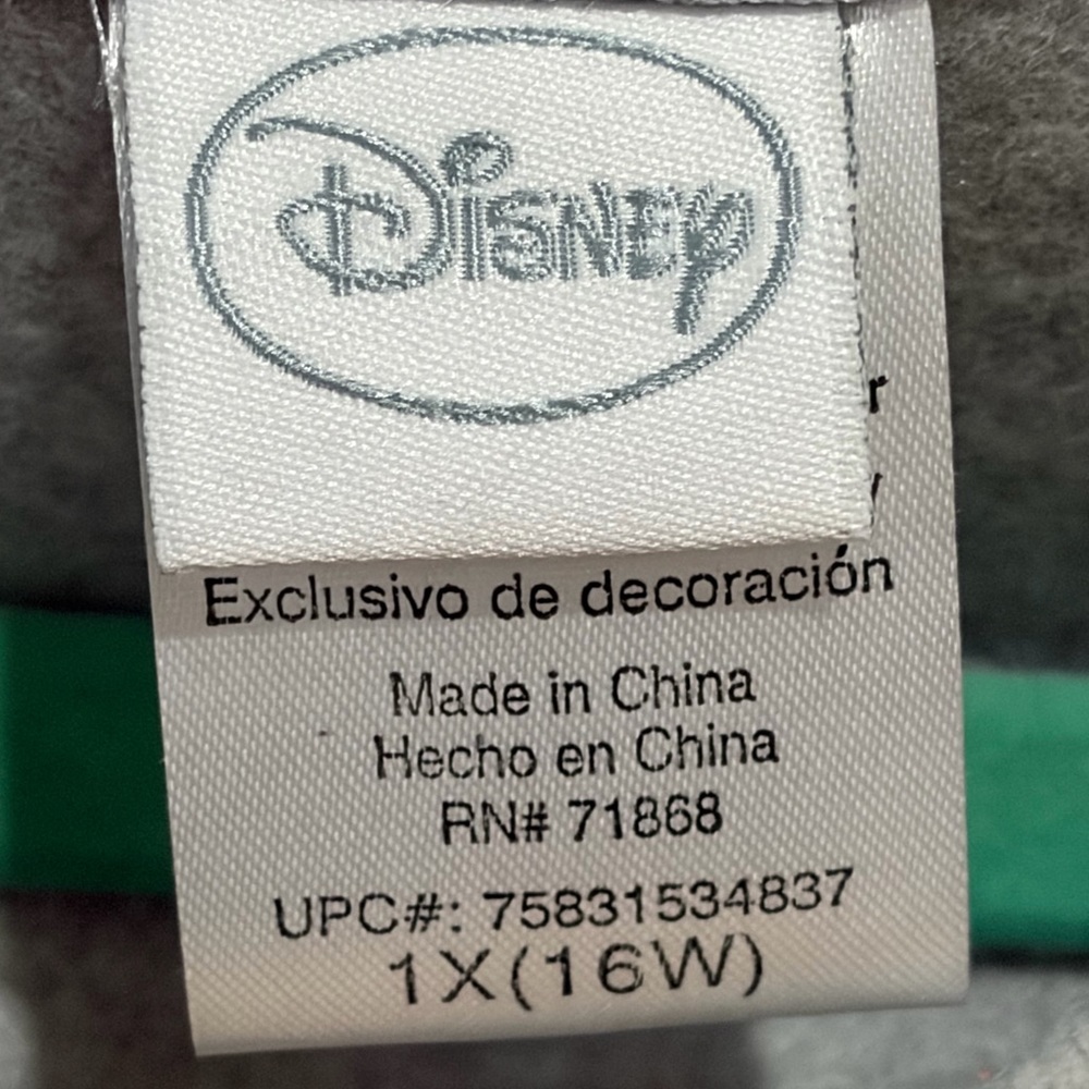 Disney EEYORE Zip-up Hoodie (1X) - Picture 2 of 5